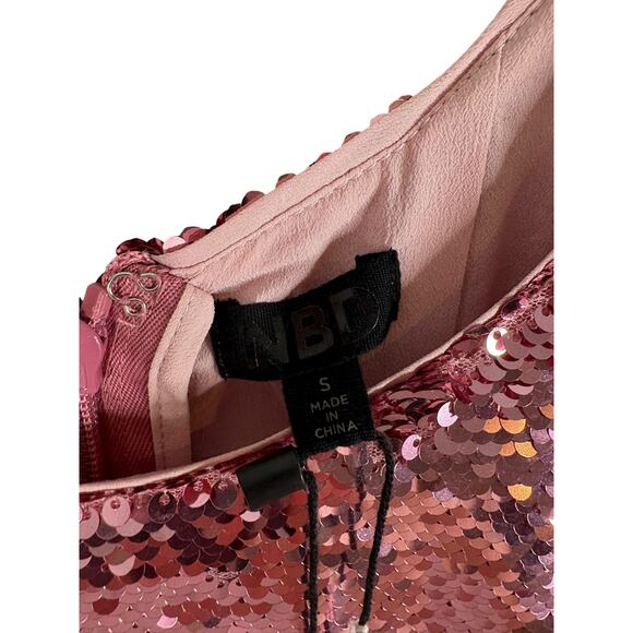 NBD Kaity Gown Maxi Sequin Embellished Formal Party Evening Statement Prom Small - Picture 8 of 12